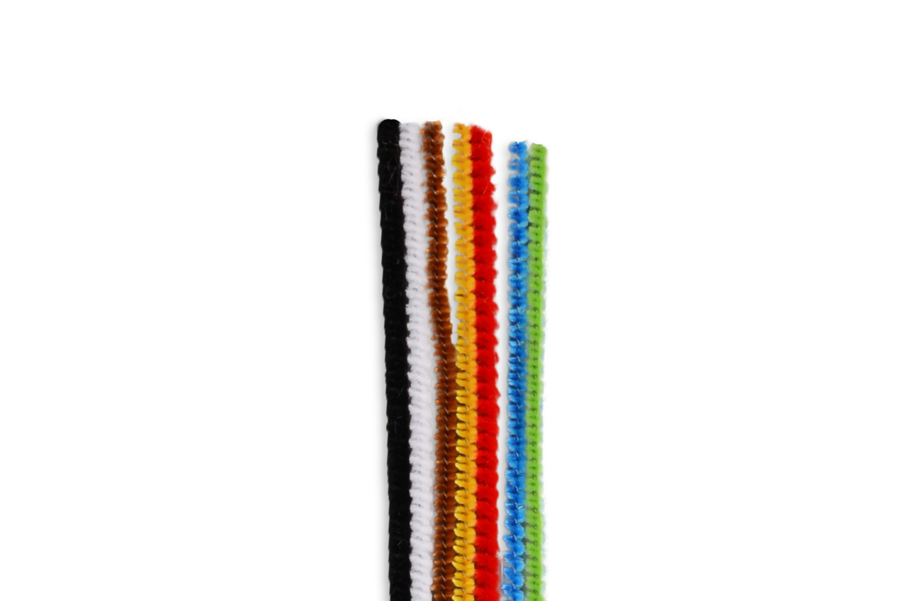 Chlupatý drát ∅ 3mm, 30cm, mix 7 barev