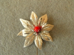 Vánoční květ s pestíkem, Ø 60mm