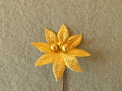 Vánoční květ s pestíky, Ø 60mm