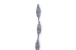 Chlupatý drát vlnitý, hologram, vlna 8,5cm,  1m 