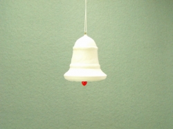 Zvonek bílý velký - Ø 40-71mm