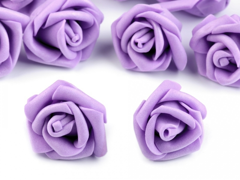 Růžička k dekoraci - fialová