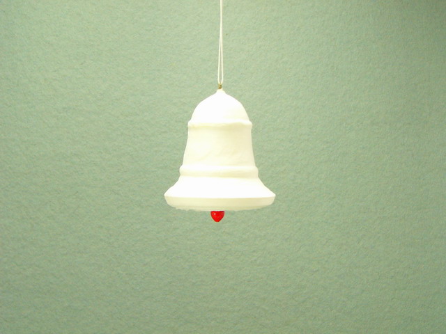 Zvonek bílý velký - Ø 40-71mm